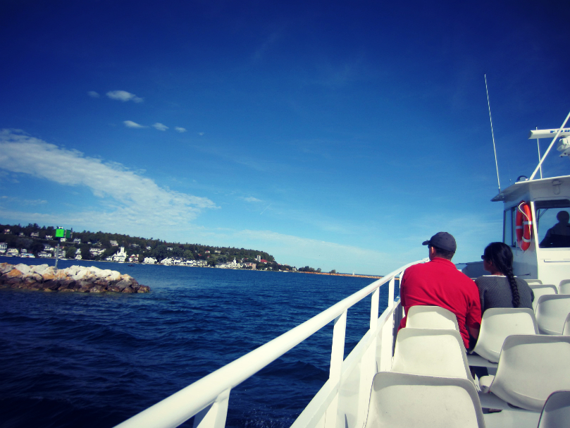 Ferry to Mackinac Island, Michigan